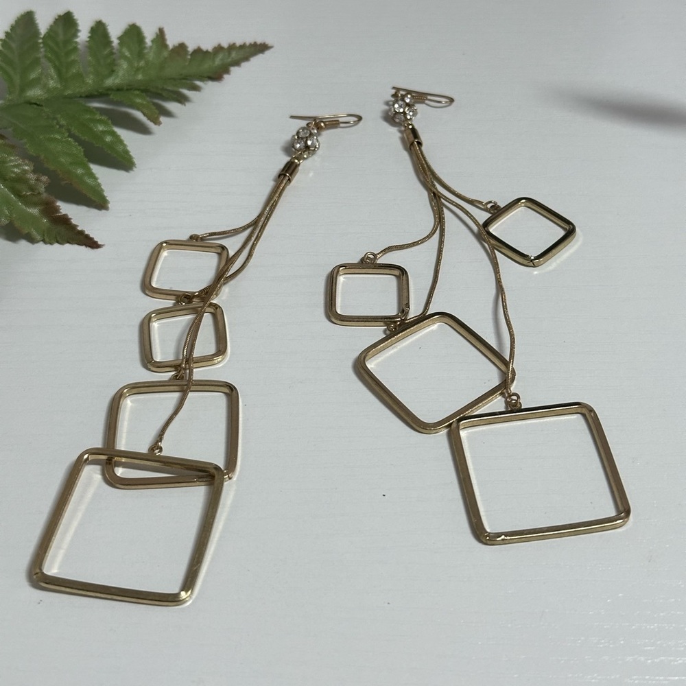 Square Dangle Earrings